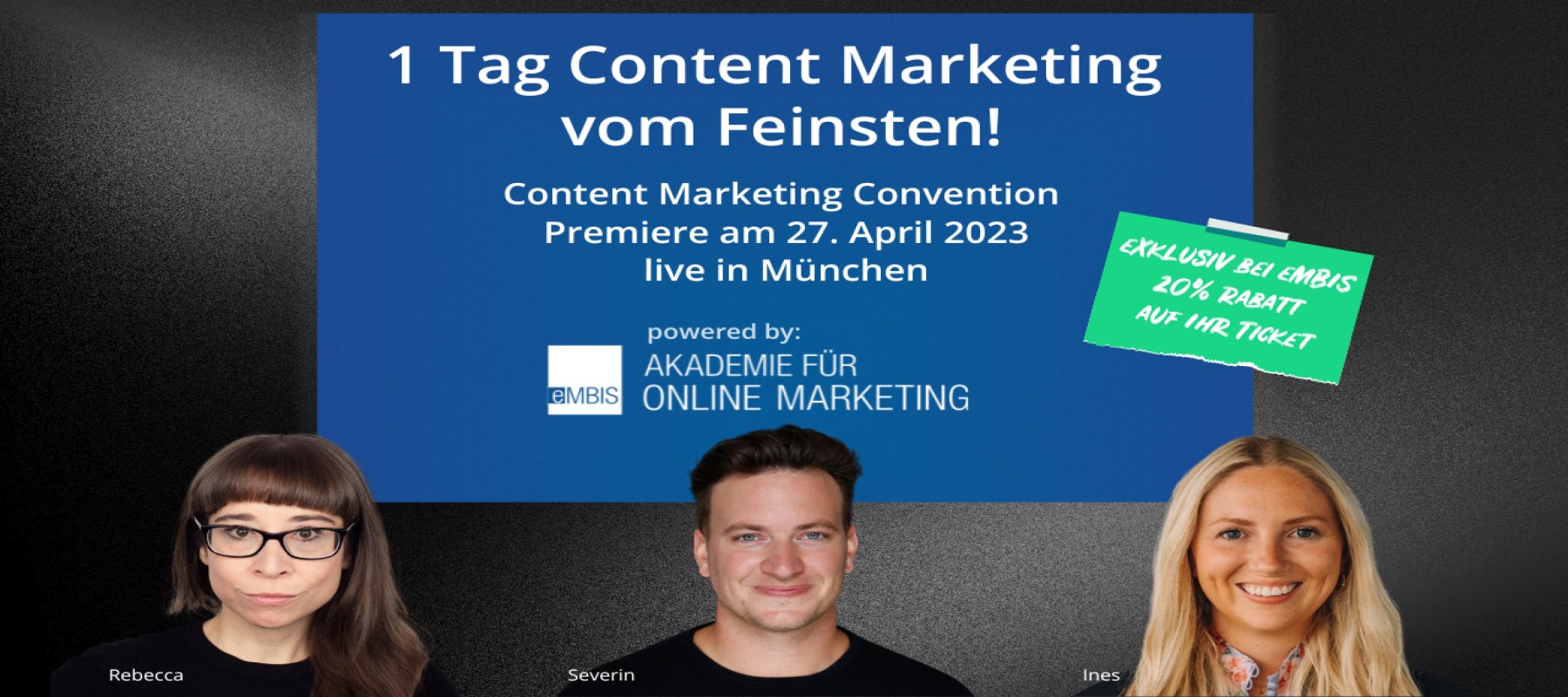 eMBIS Akademie wird Partner der ersten Content Marketing Convention in München