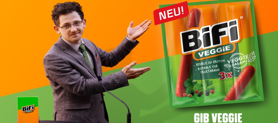 BiFi Veggie: Der Snackhersteller erweitert sein Sortiment um vegetarische Alternativen