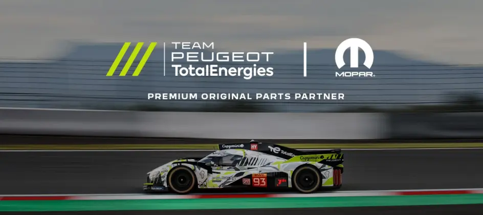 Mopar wird ab 2026 offizieller Partner von Team PEUGEOT TotalEnergies