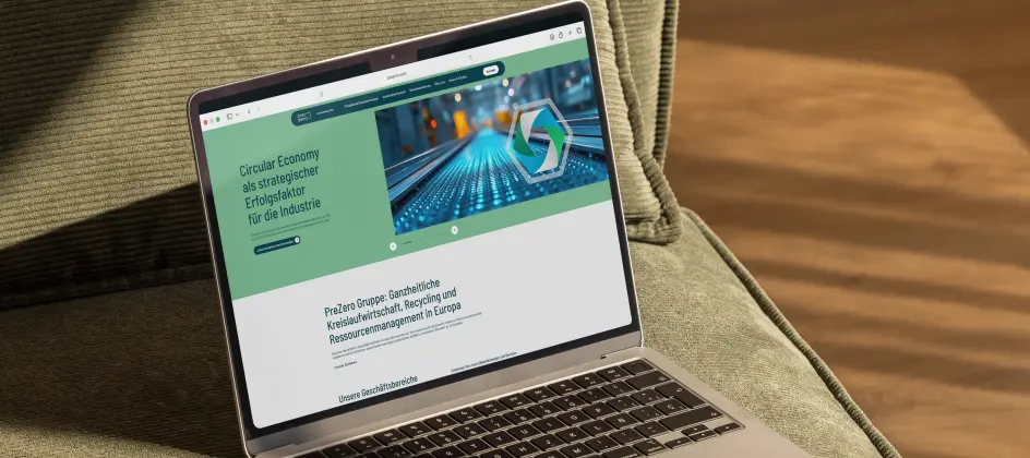 Serviceplan Group relauncht Website von PreZero