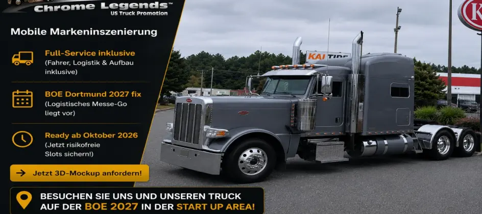 Showtruck von Chrome Legends kommt nach Dortmund